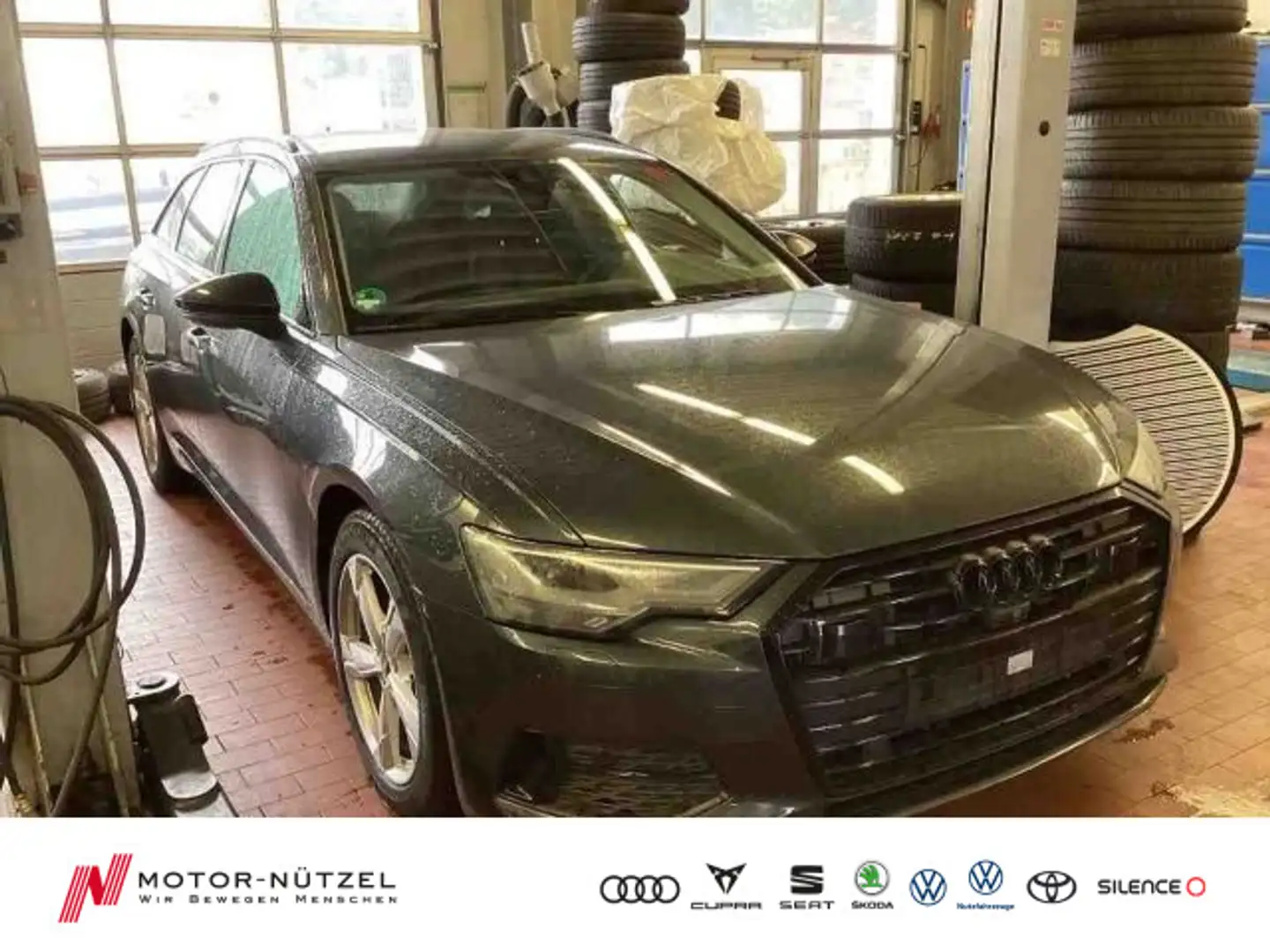 Audi A6 40 TDI S-TR SPORT 5JG+LED+NAVI+AHK+ACC Gris - 1