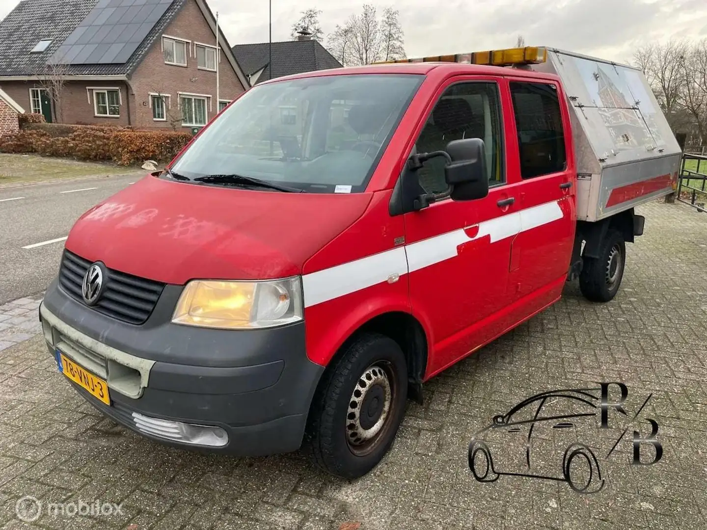 Volkswagen T5 Transporter 2.0 340 DC BENZINE GOED WERKEND UNIEK Roşu - 1