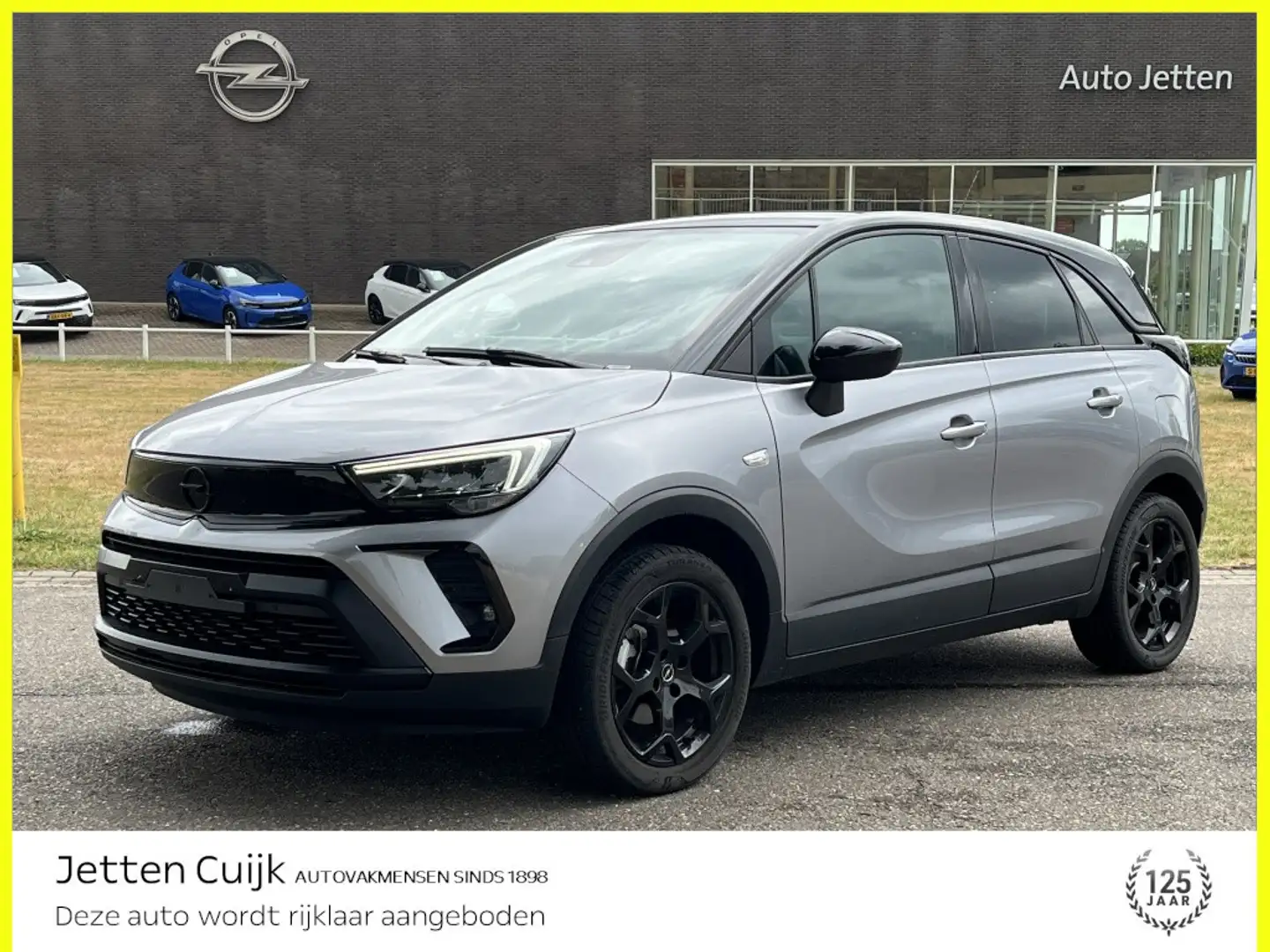 Opel Crossland 1.2 Turbo GS #RIJKLAAR# Navi | winterpakket | came Zilver - 1