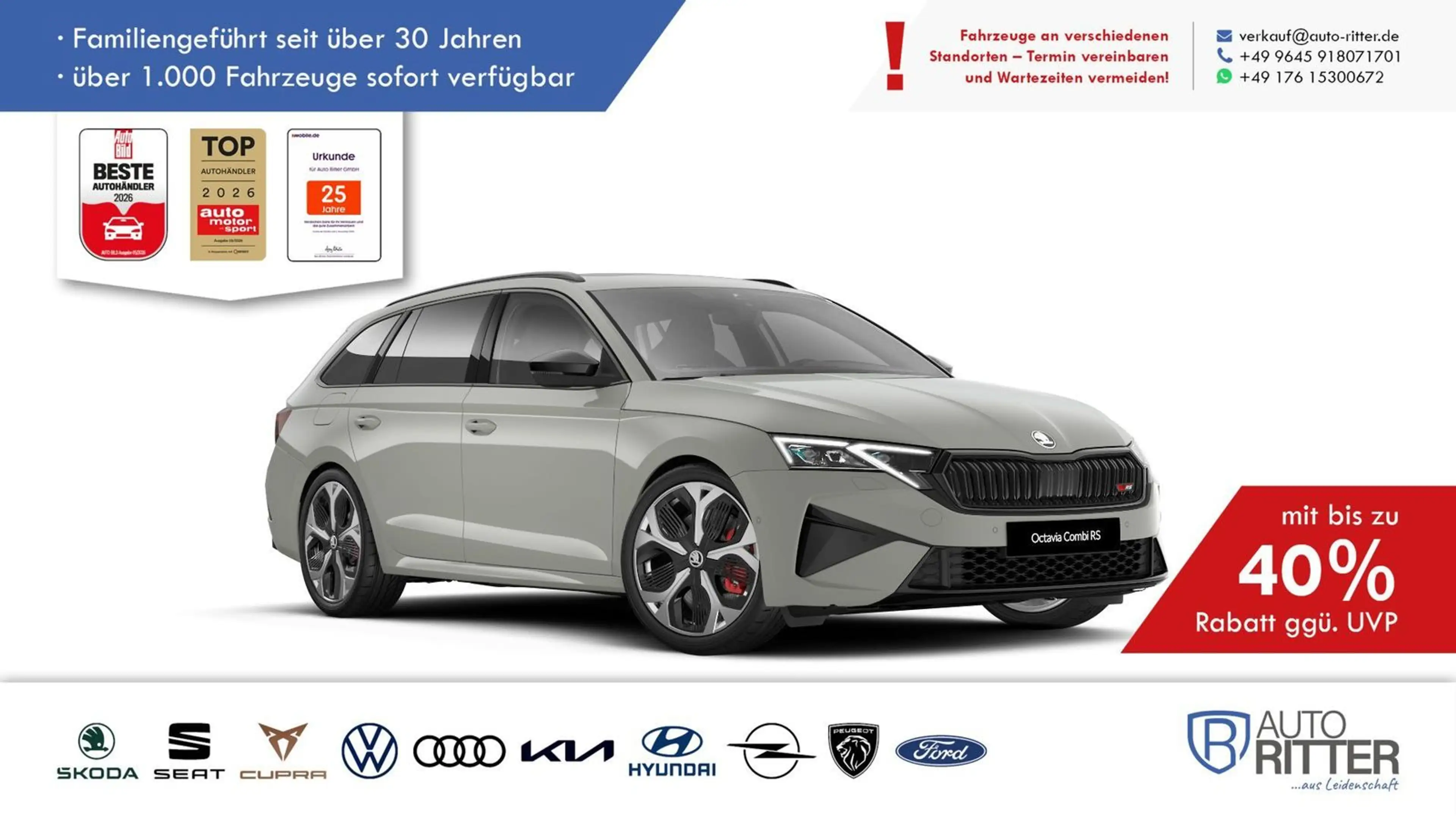 Skoda Octavia Combi RS ACC|HuD|AHK|RFK|PANO|Matrix|...