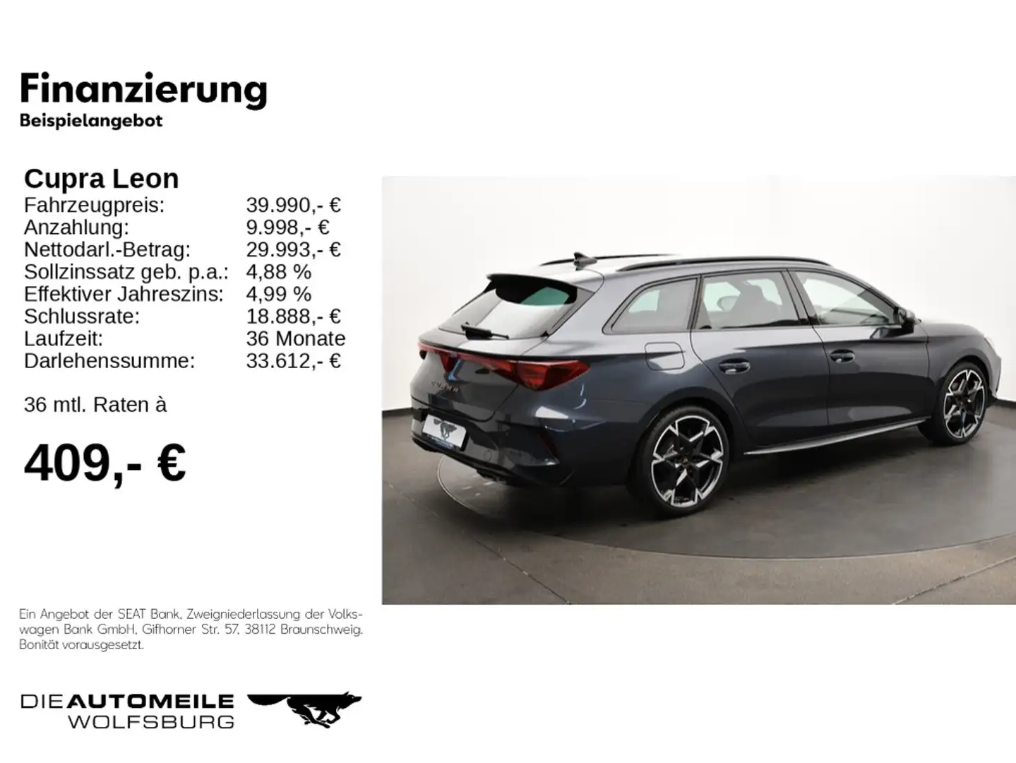 CUPRA Leon Sportstourer 1.5 eTSI DSG Grijs - 2