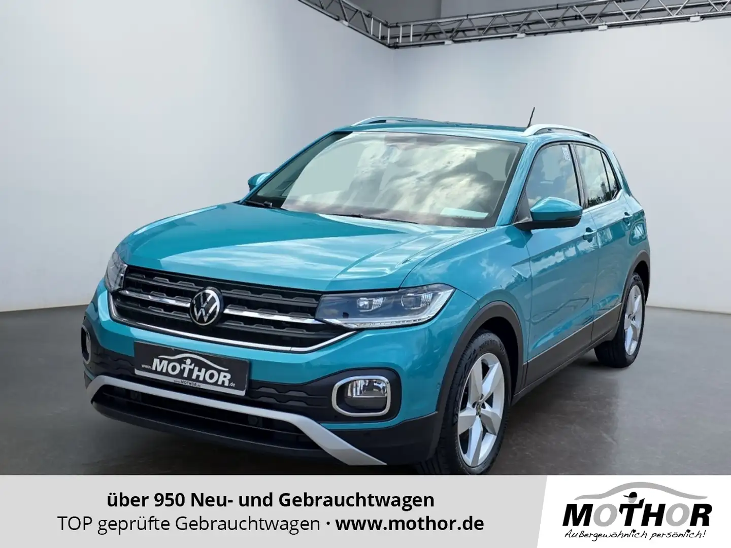 Volkswagen T-Cross Style 1.0 TSI ACC FLA ParkAss. SpurH LM Blau - 1
