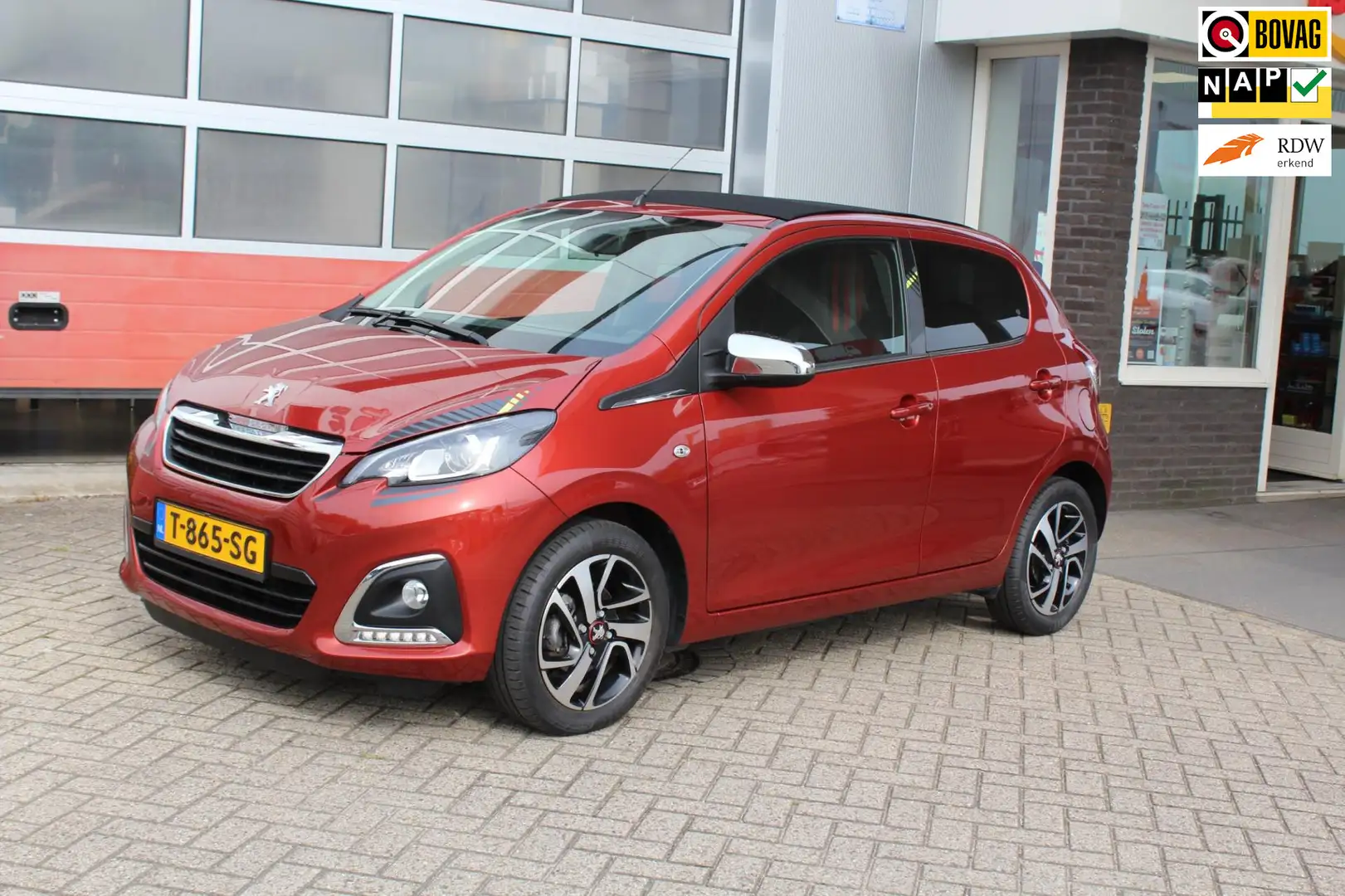 Peugeot 108 1.0 e-VTi Collection TOP! Rood - 1