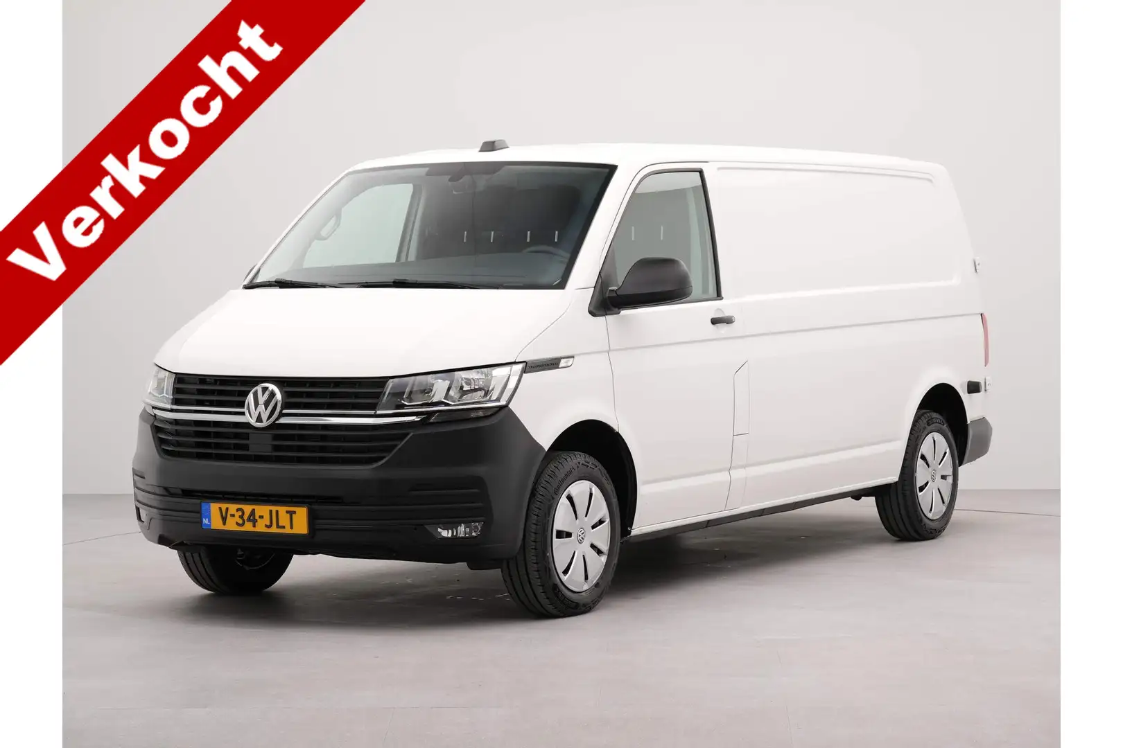 Volkswagen T6.1 Transporter 2.0 TDI L2H1 28 Comfortline 110 pk, BPM vrij, nieu Wit - 1