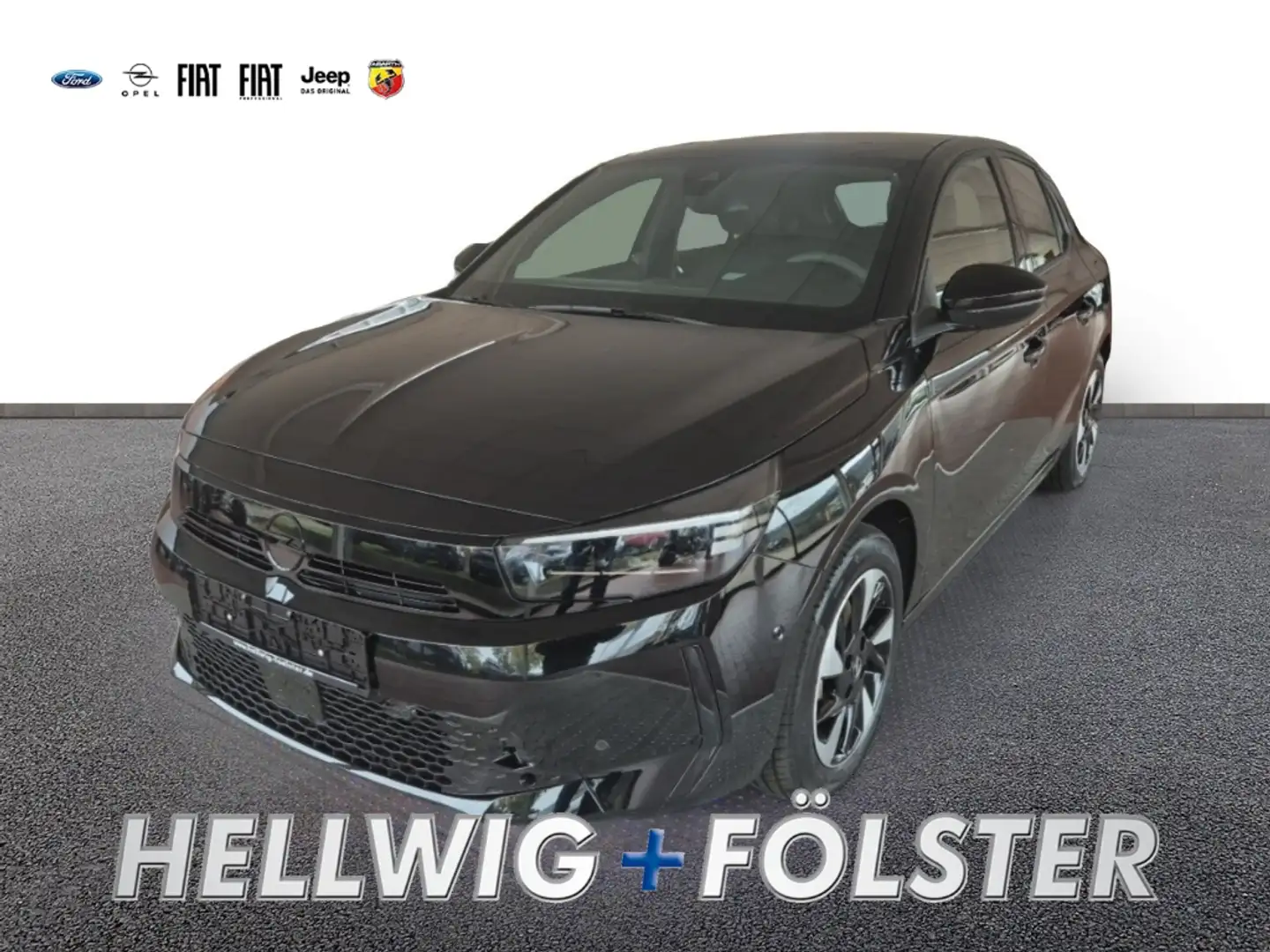 Opel Corsa-e F GS 7,4kw Charger Shz Kamera Pano-Dach Schwarz - 1