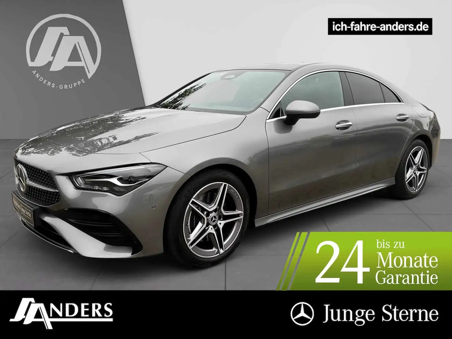 Mercedes-Benz CLA 200 AMG+Pano+Night+SOUND+LED+Kam+Keyl. Gris - 1