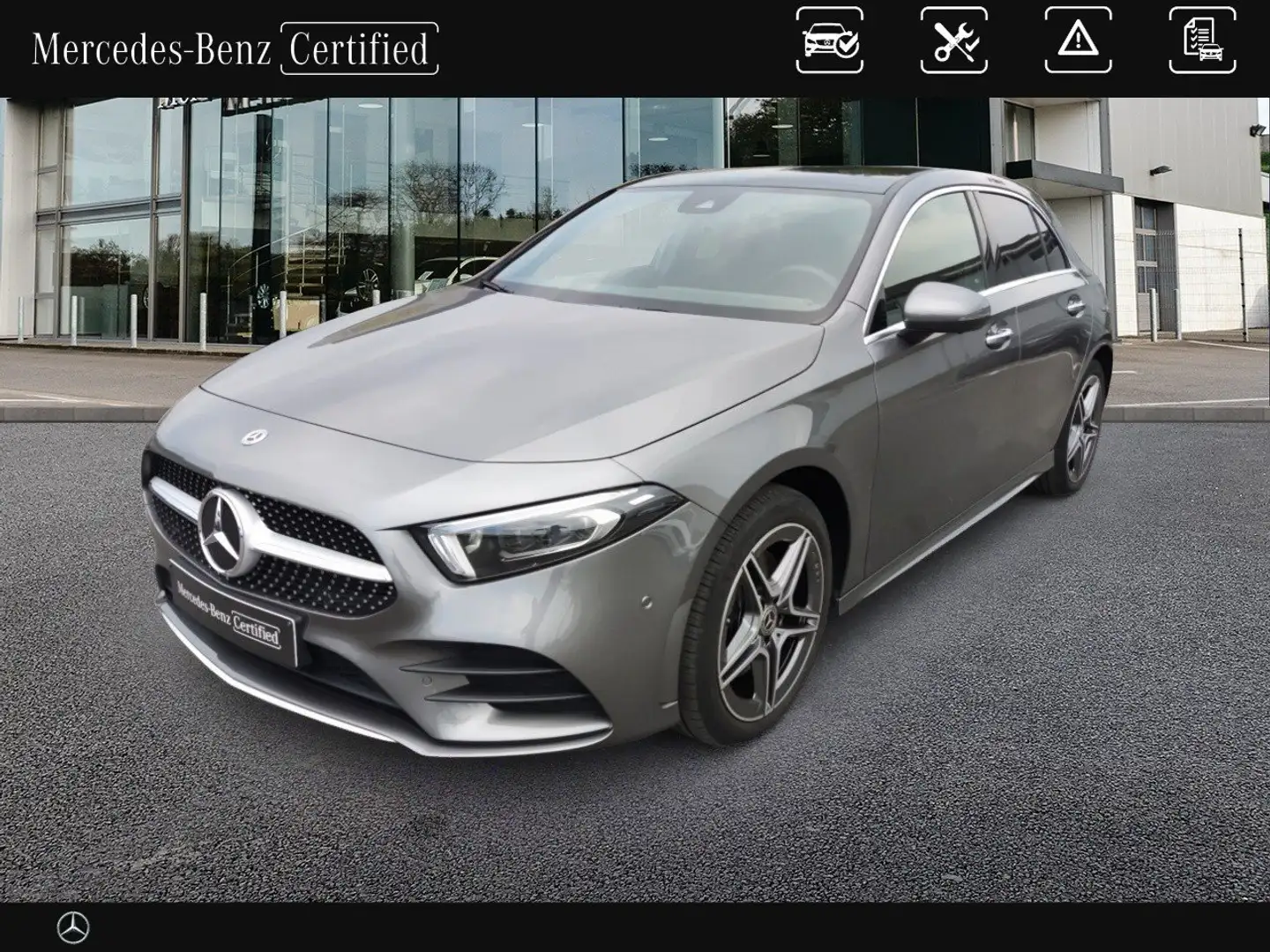Mercedes-Benz A 250 e - Garantie 4 ans - 486€/mois* Grijs - 1