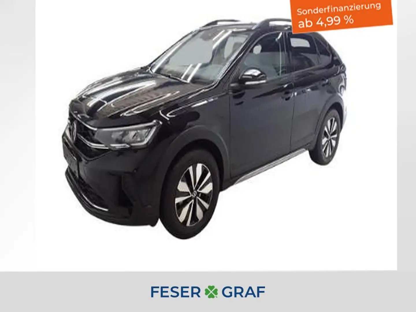 Volkswagen Taigo 1.0 TSI Goal LED/Kamera/PDC Schwarz - 1