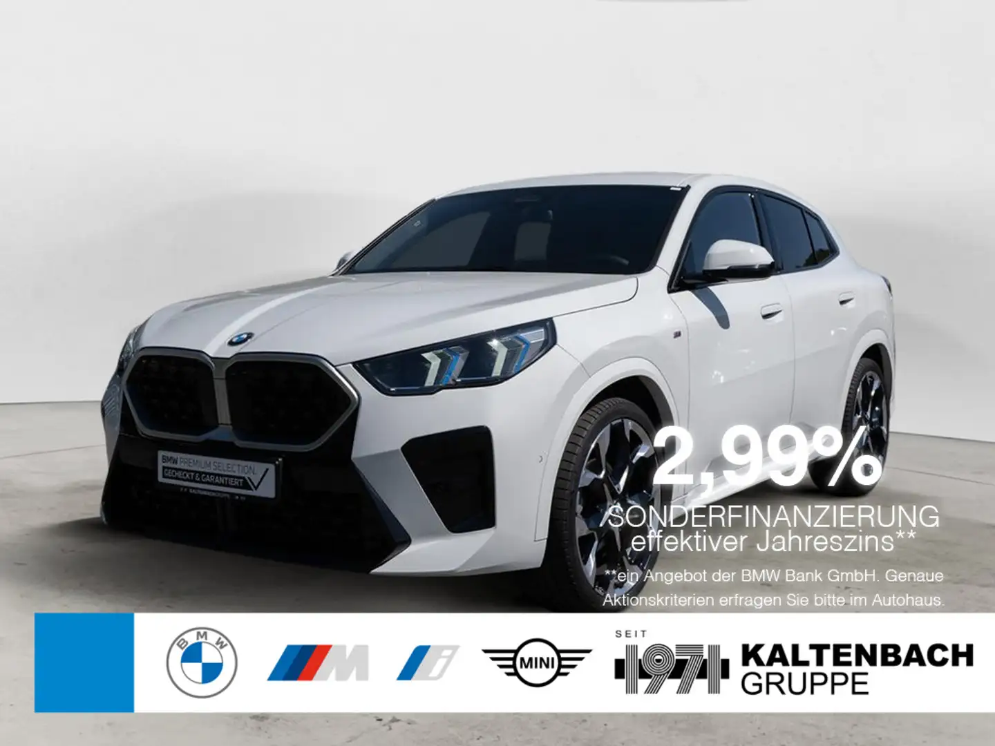 BMW X2 sDrive 18d M-Sport LED NAVI KAMERA SHZ PDC Wit - 1