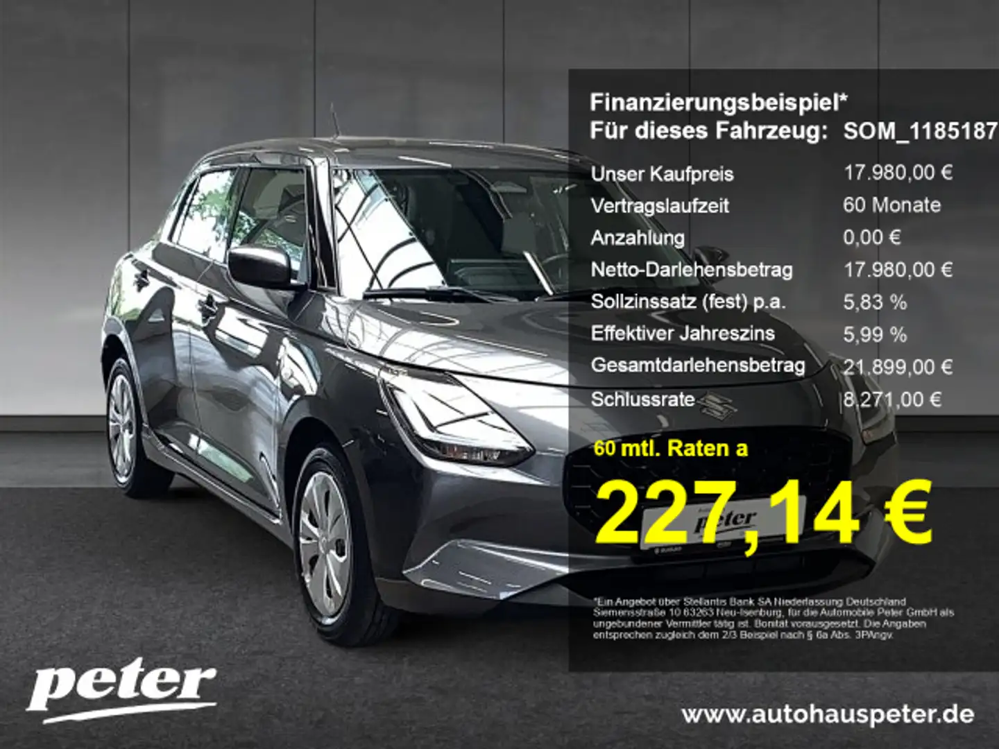 Suzuki Swift Swift Club Hybrid Grau - 1