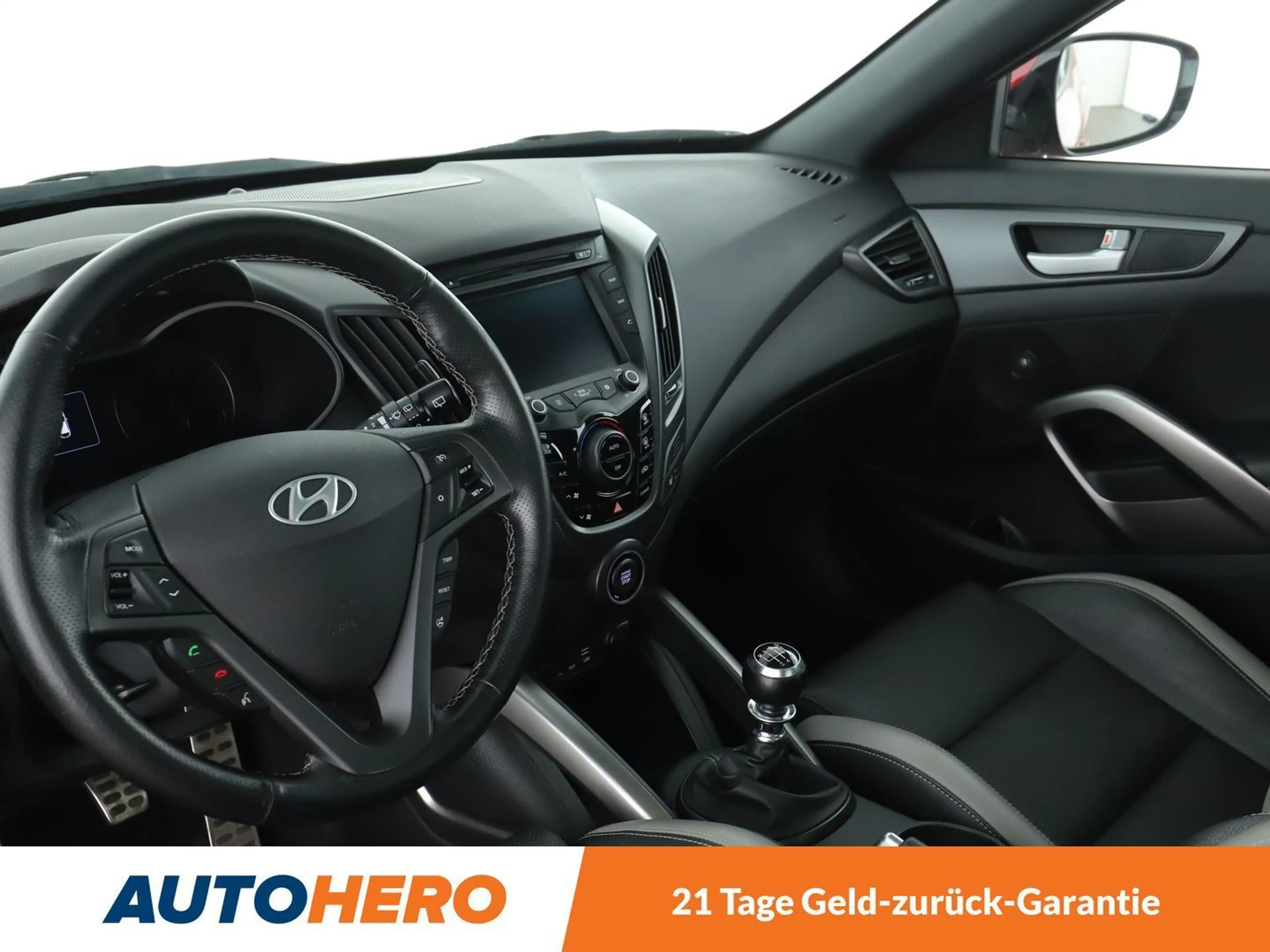 Hyundai VELOSTER 1.6 TGDI Premium *NAVI*XENON*TEMPO*PDC*SHZ*ALU* — photo 11