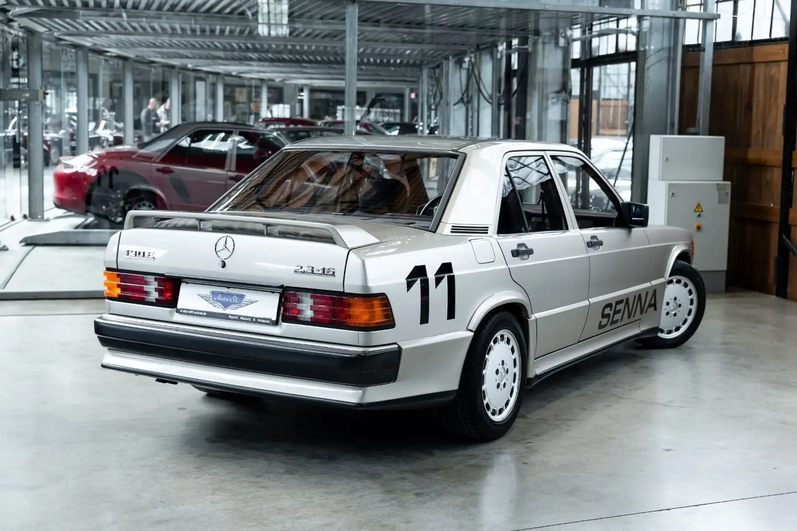 Mercedes-Benz 190 E 2.3-16V W201 | Top Zustand | 2. Hand | BRD Plateado - 2