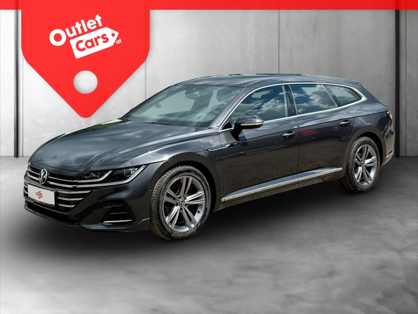 Volkswagen Arteon SB 2.0 TDI 4M R-Line ASSIST+CARPLAY+LED+LM Grau - 1