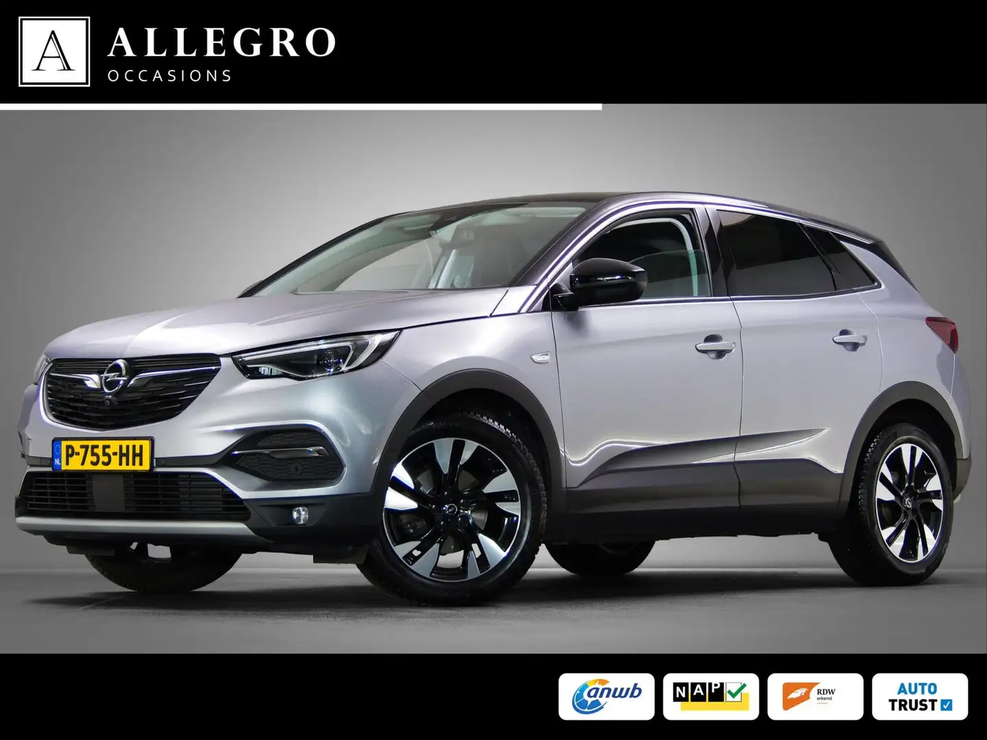 Opel Grandland X 1.2 Turbo Business Elegance (APPLE CARPLAY / ANDRO Grijs - 1