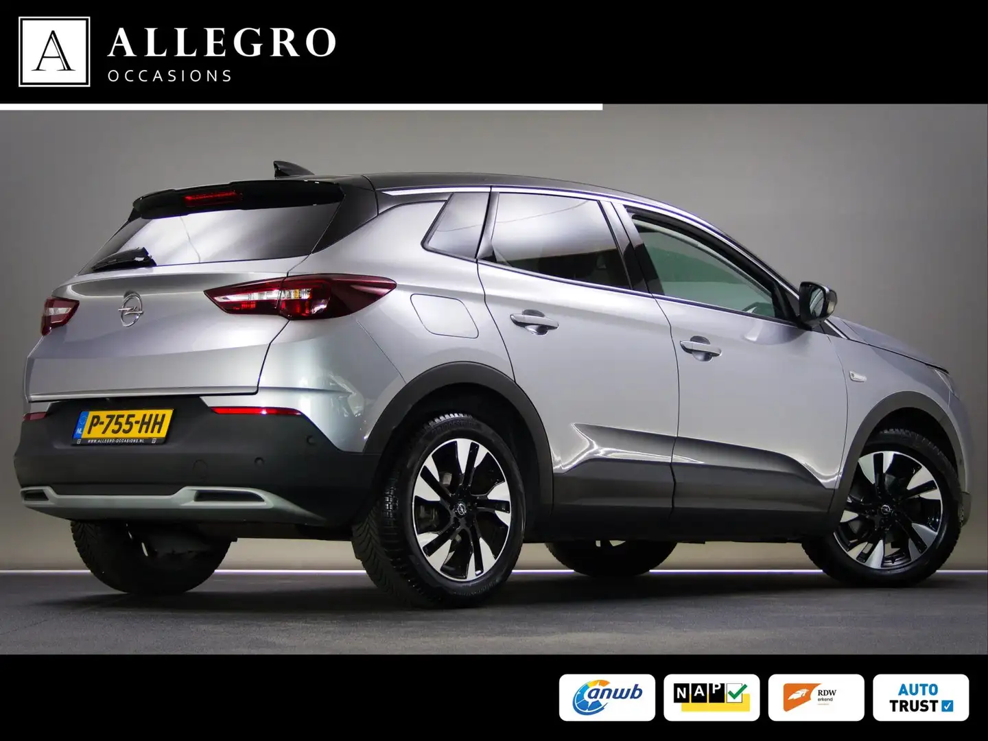 Opel Grandland X 1.2 Turbo Business Elegance (APPLE CARPLAY / ANDRO Grijs - 2