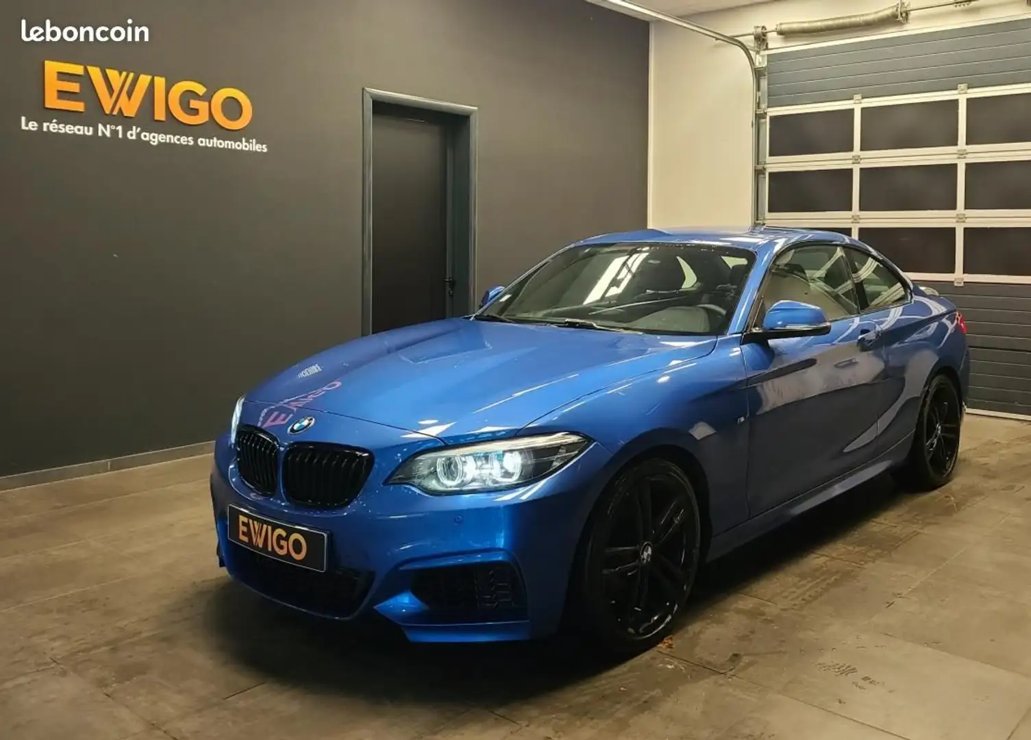 BMW 218 Serie Coupé 218i 136ch M Sport Blauw - 1