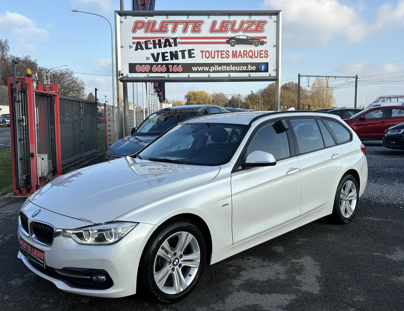 BMW 318 318d/FULL CUIRE/OPTION+++EURO6B Wit - 2