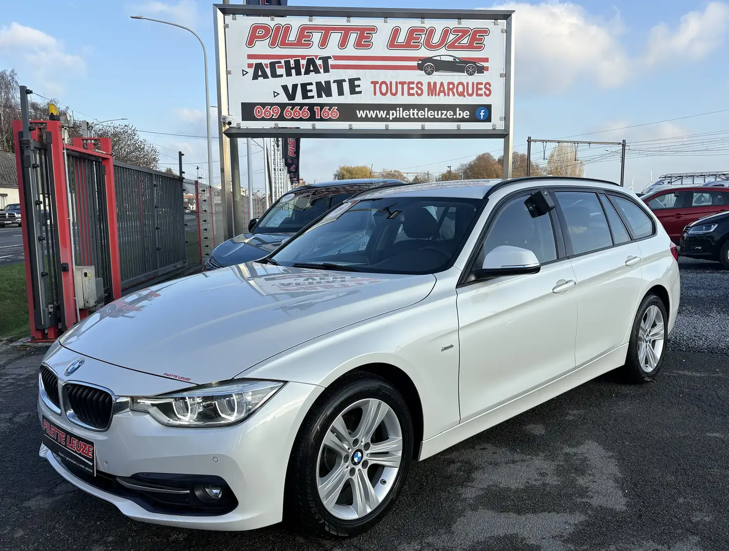 BMW 318 318d/FULL CUIRE/OPTION+++EURO6B Wit - 1