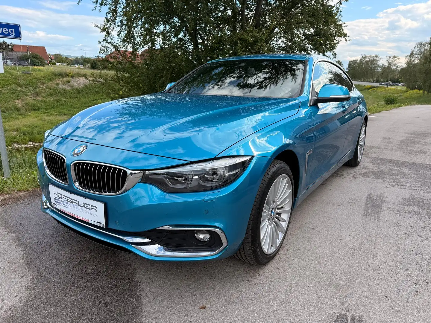 BMW 420 BMW 4 Gran Coupe 420 d xDrive Luxury Line Blau - 1