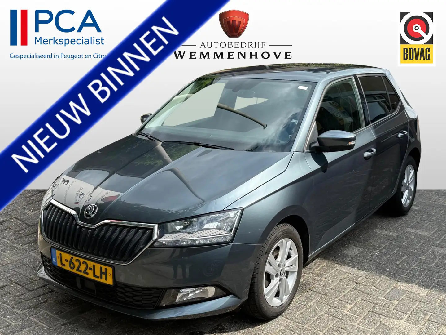 Skoda Fabia 1.0 TSI Ambition 5-Drs/Nw type/Alu wielen/Airco/Na Grijs - 1