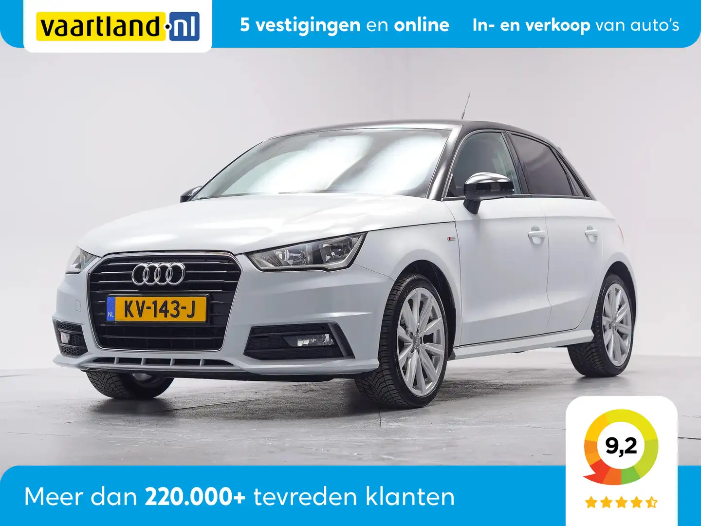 Audi A1 SPORTBACK 1.0 TFSI S-line [ Navi Airco Cruise ] Weiß - 1