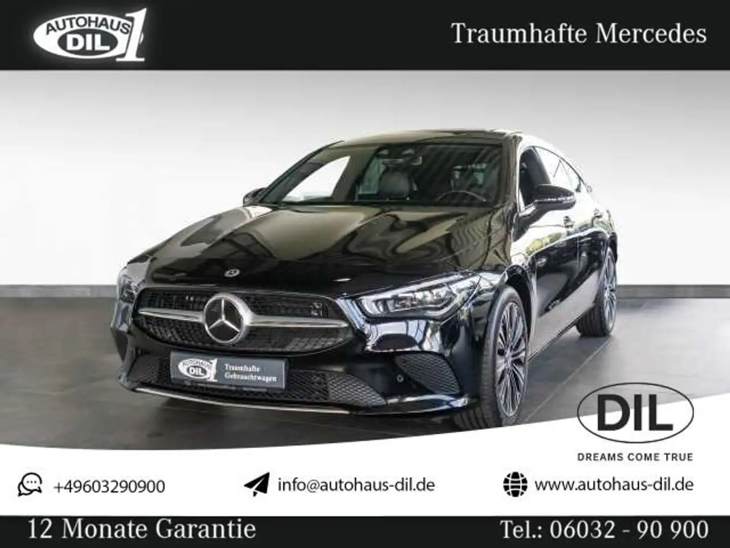 Mercedes-Benz CLA 220d SB 8G-DCT *PANO*RFK*AHK*DISTR.+*1.HAND* Noir - 1