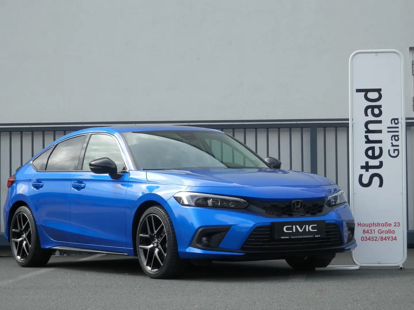 Honda Civic 2.0 i-MMD Hybrid Advance e-CVT Aut. Bleu - 2