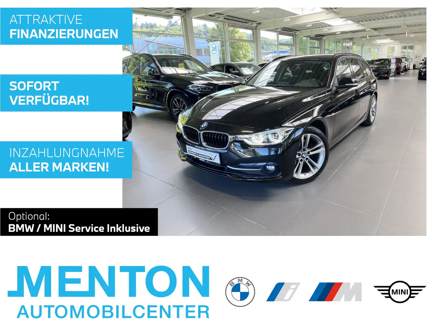 BMW 320 d Touring Sport Line 18"/Sport-Getriebe/Navi Prof. Schwarz - 1
