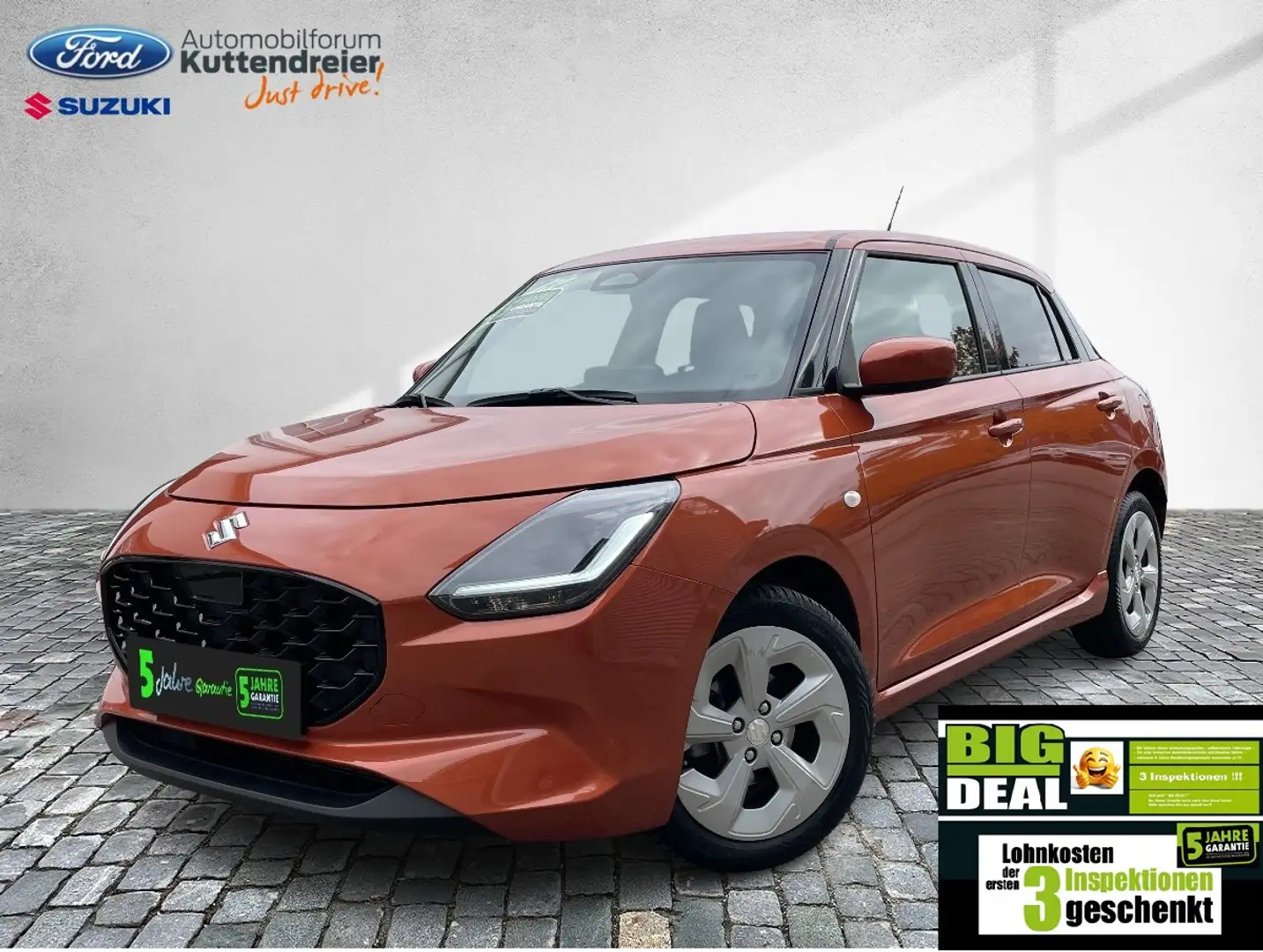Suzuki Swift Comfort Plus + Navi Kamera LED Klima ACC Orange - 2