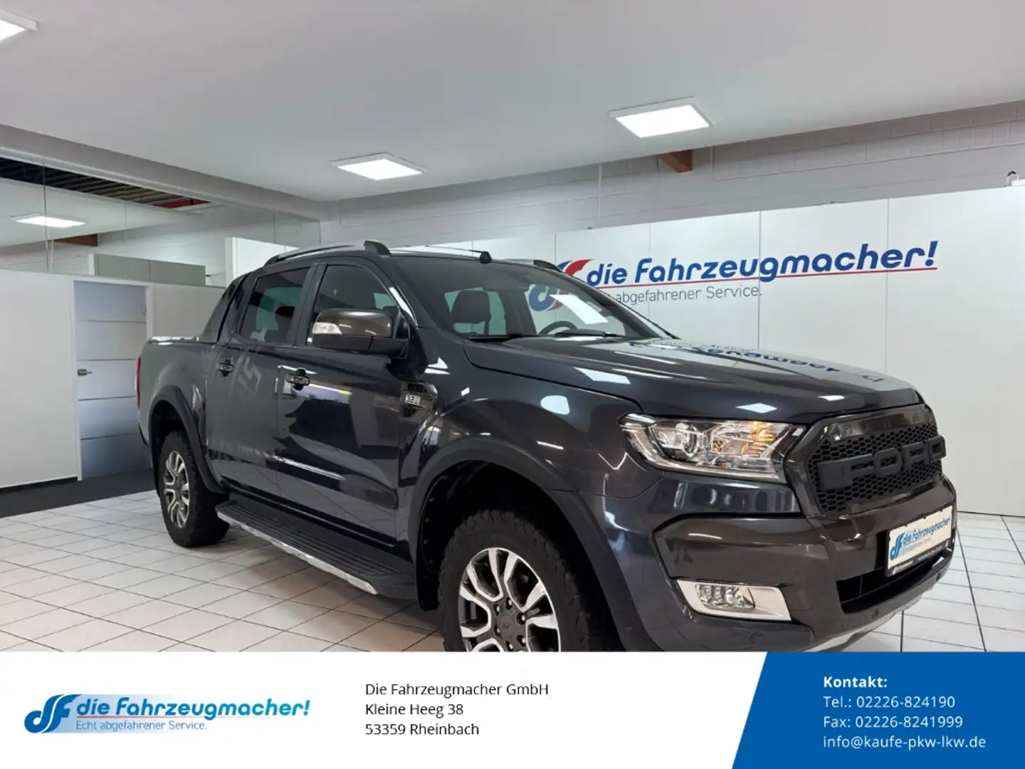 Ford Ranger Wildtrak DoKa 4x4 3.2TDCi Automatik AHK Navi Mehrz siva - 1