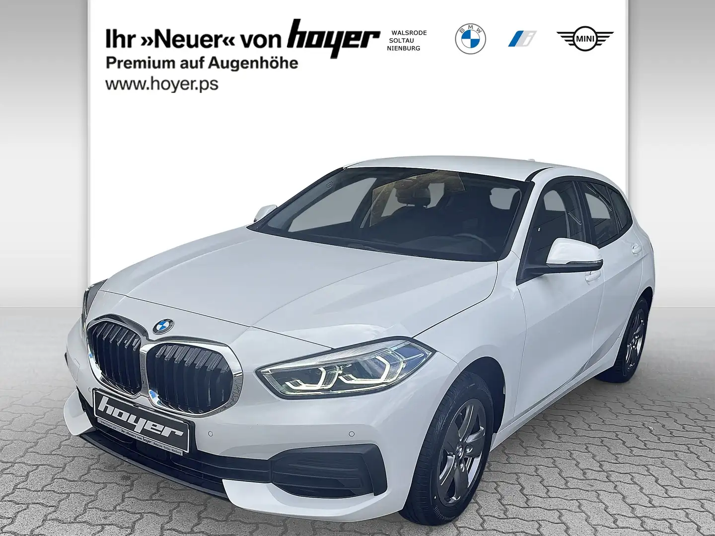 BMW 116 i Hatch Advantage DAB LED WLAN Tempomat Shz White - 1