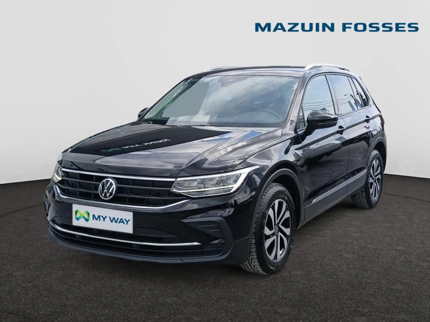 Volkswagen Tiguan Active 1.5 TSI ACT OPF 96 kW (130 ch) 6 vitesses m Noir - 1
