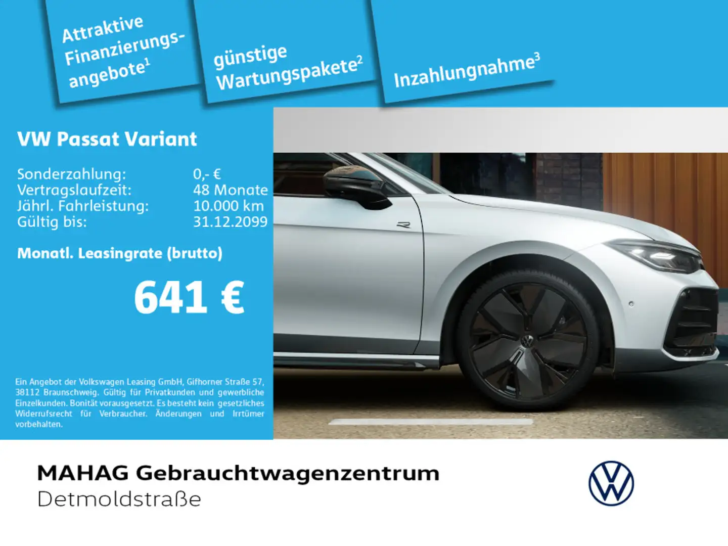 Volkswagen Passat Variant R-Line 1.5 eHybrid AHK IQ.Light I Silber - 1