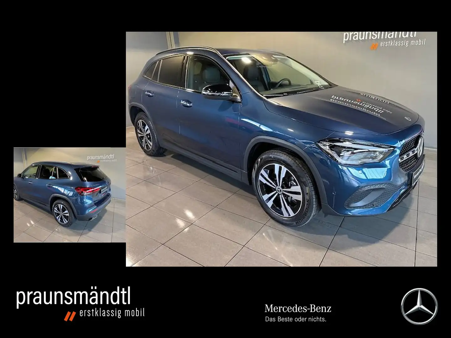Mercedes-Benz GLA 250 e Progressive MuBea/Distr/MBUX/Ambi/Kame Blau - 1