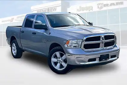 Silver 2023 RAM 1500 Pickup Truck Four-Wheel Drive 8-Speed Automatic