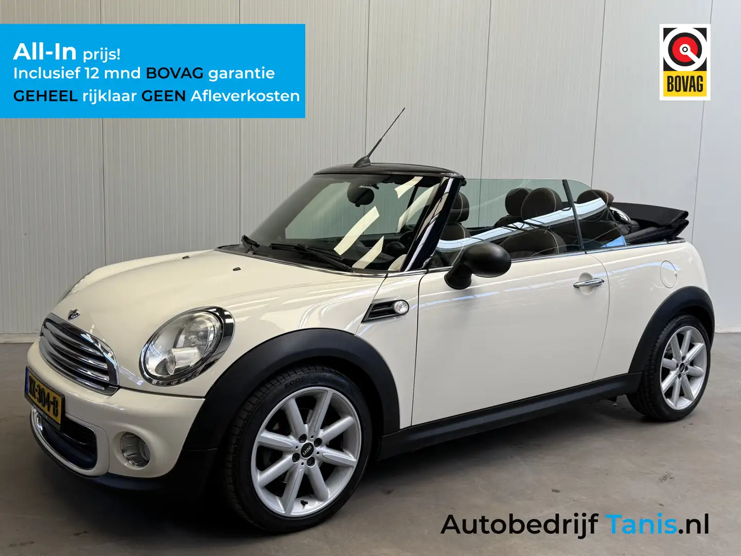MINI One Cabrio Mini 1.6 Chili LEDER-AIRCO/ECC-LMV-PDC Weiß - 1