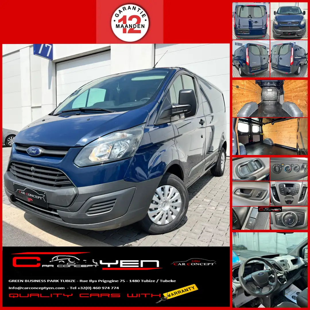 Ford Transit Custom 2.0 TDCi*L1H1*BT*Radio*USB*Full.Protection Bleu - 1