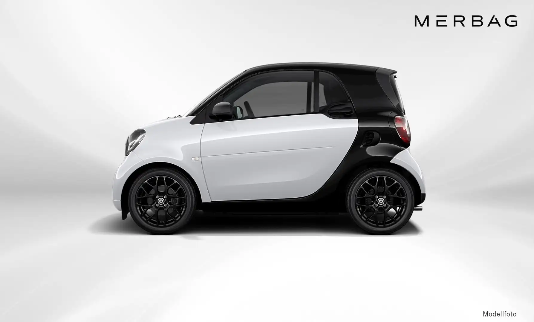 smart forTwo coupé 52kW twinamic Weiß - 2