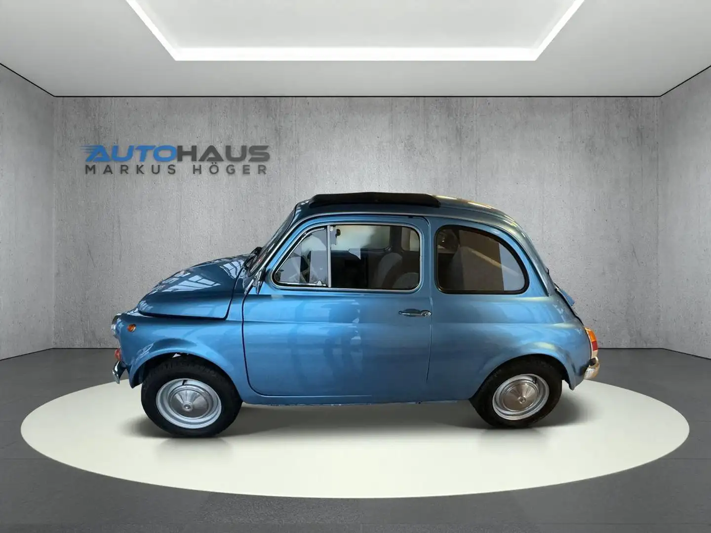 Fiat 500 F Rundtacho Blau - 2