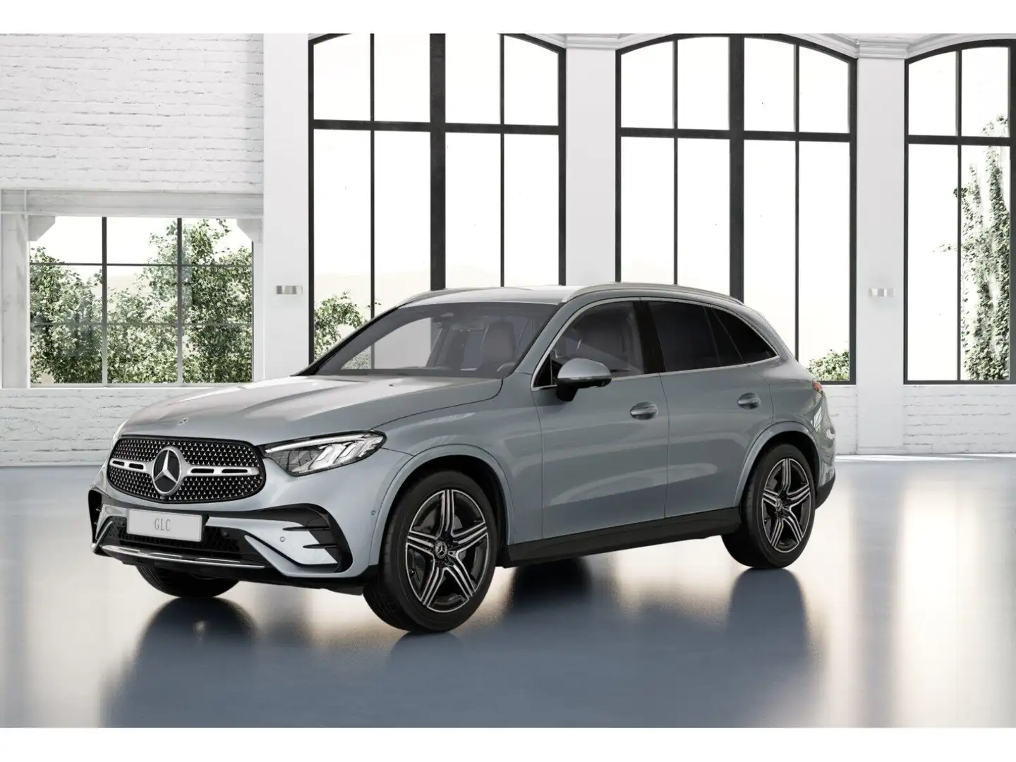 Mercedes-Benz GLC 200 4M #AMG #AHK #MEMORY #360° #INKL. WKR Argent - 2