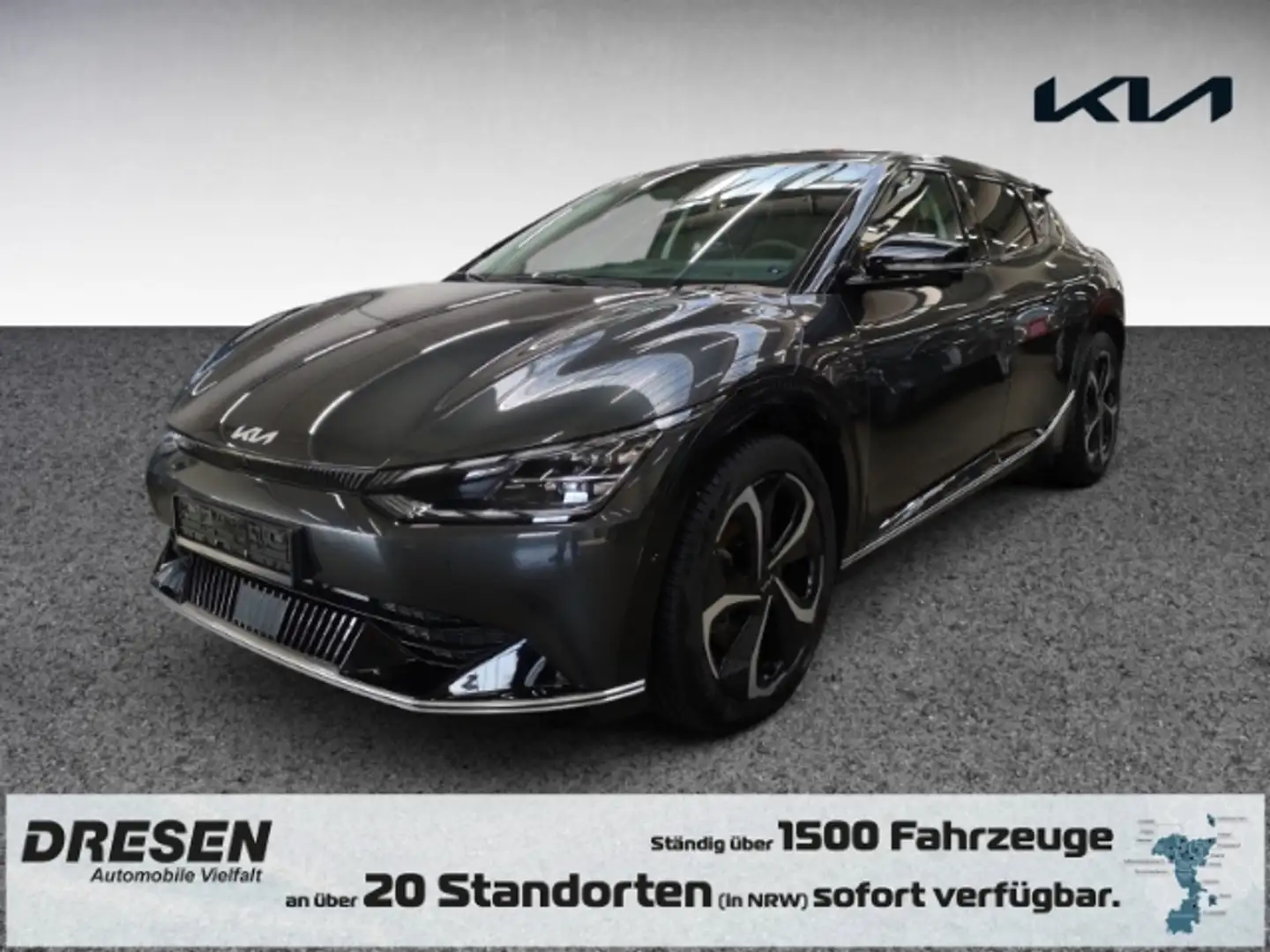 Kia EV6 Basis Allrad 77.4 Navi/HUD/360 Kamera/CarPlay Grau - 1