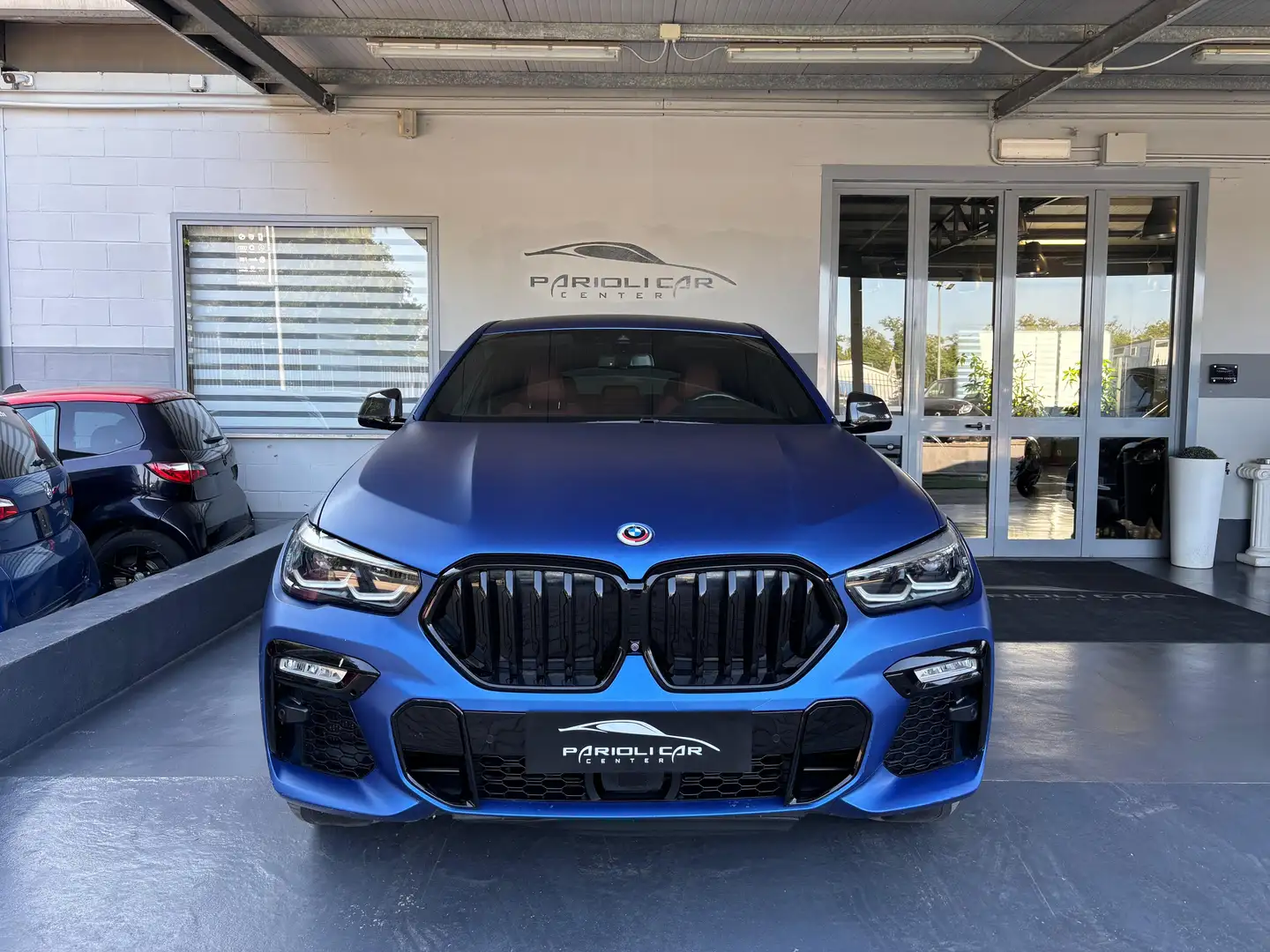 BMW X6 M X6 M50d auto Bleu - 2