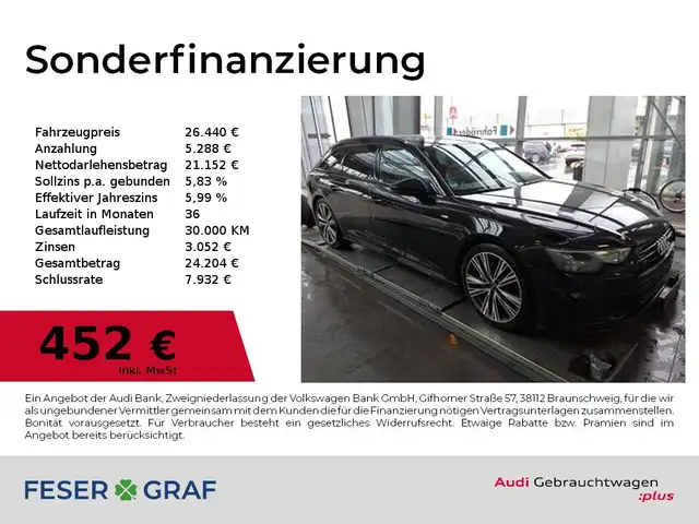 Audi A6 Avant 40 TDI Sport S tronic Quattro LED / AHK / Ka