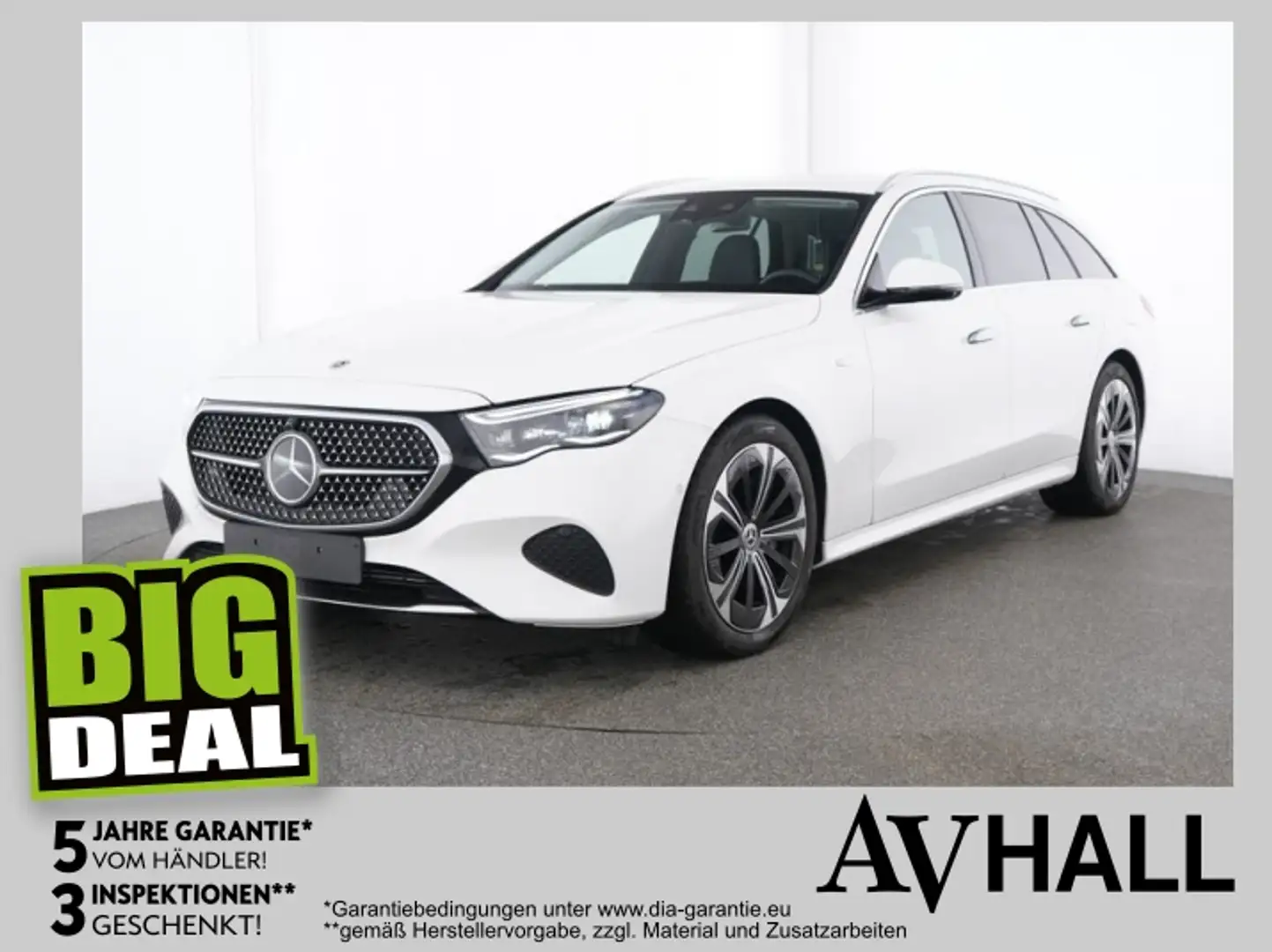 Mercedes-Benz E 300 e T Avantgarde 360 ACC AHK AUT DynLicht LM Weiß - 1