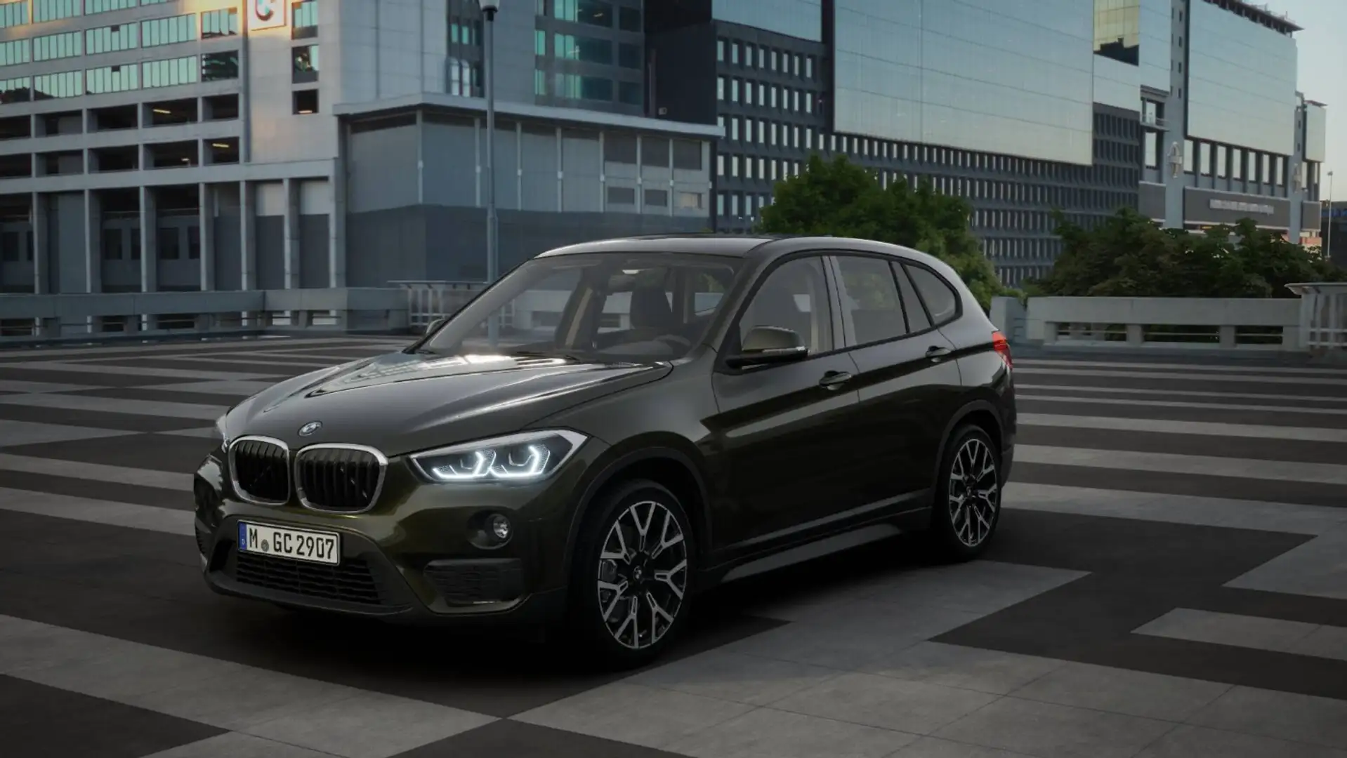 BMW X1 xDrive20i Advantage LED AHK Navi AUT PDC Braun - 1