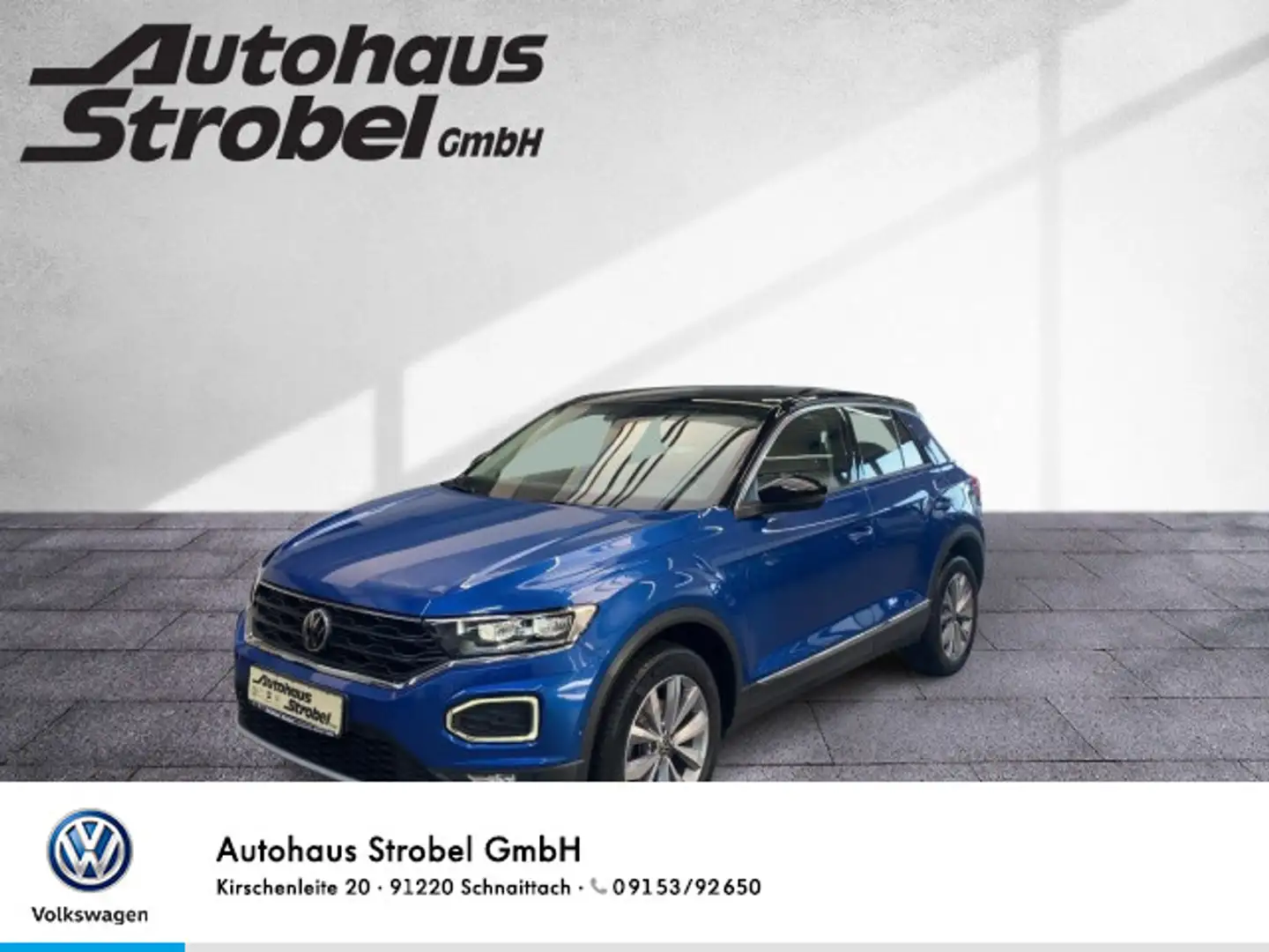 Volkswagen T-Roc 1.5 TSI Style ab 3,99% ACC Navi Kamera LED Blau - 1