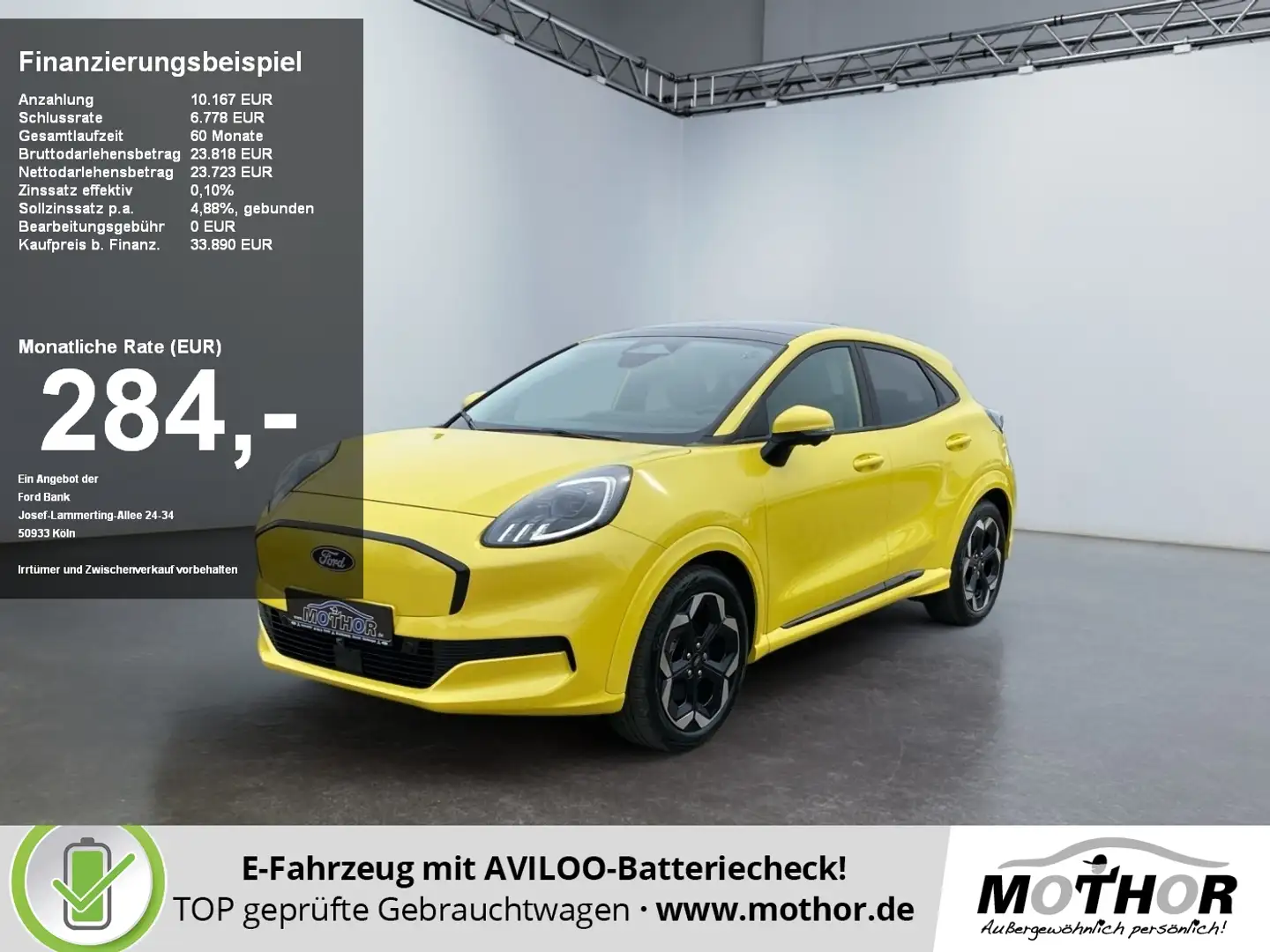 Ford Puma Gen-E Premium FWD ACC NAVI PDC SHZ DAB Amarillo - 1