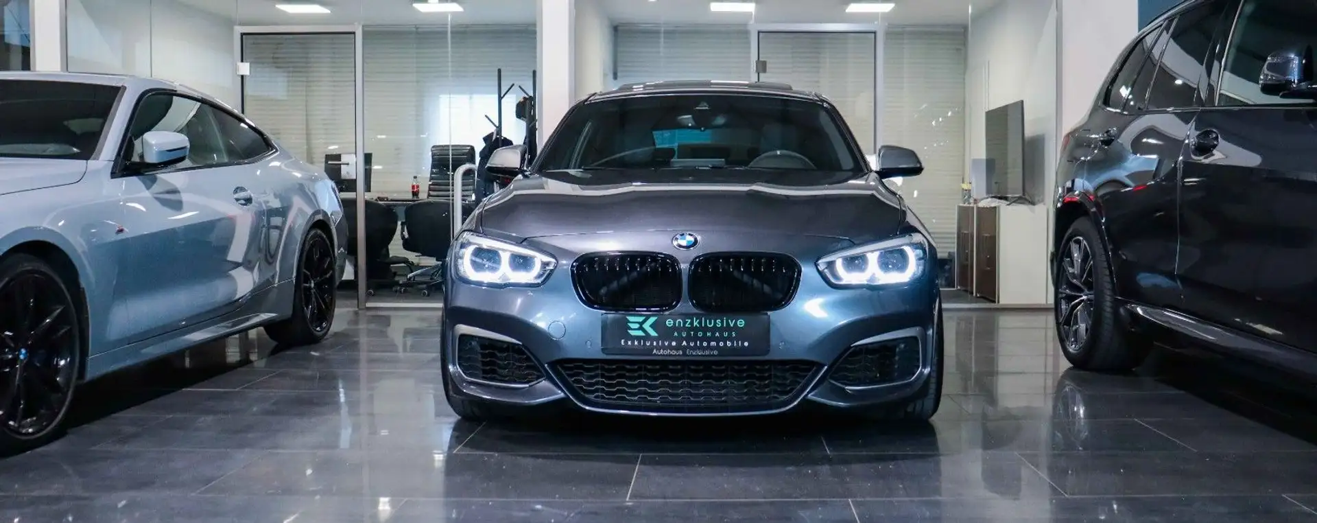 BMW 140 xD Special Edit*NAVIPRO*H&K*GLASDA*MPERFOR Grau - 2