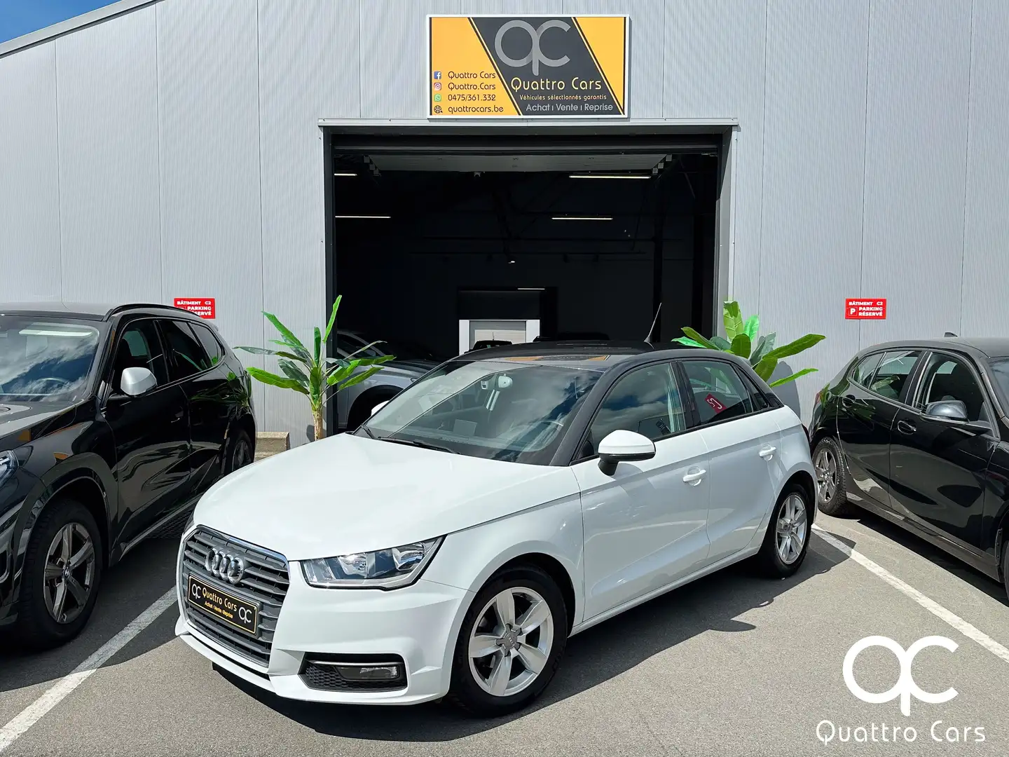 Audi A1 1.0TFSI Bi-color - Gps - Clim auto - 5 Portes White - 1