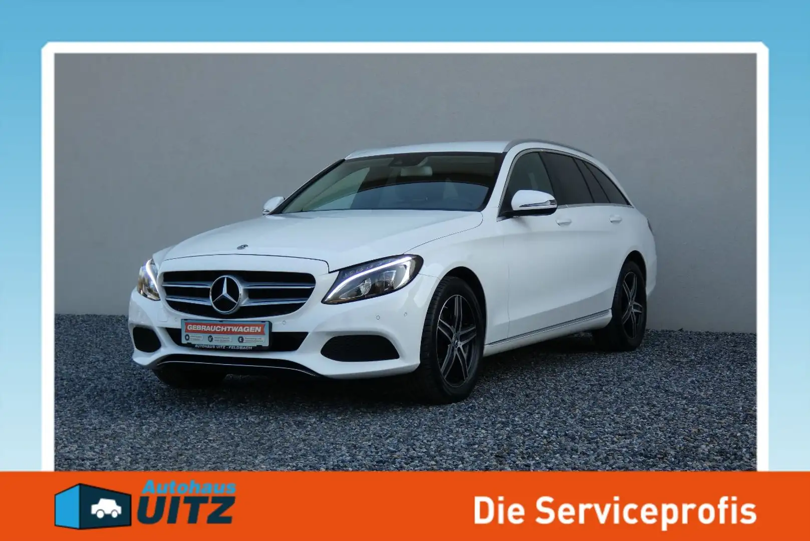 Mercedes-Benz C 200 d T Avantgarde +AUT+LED+elektr.HK+PDC Weiß - 1